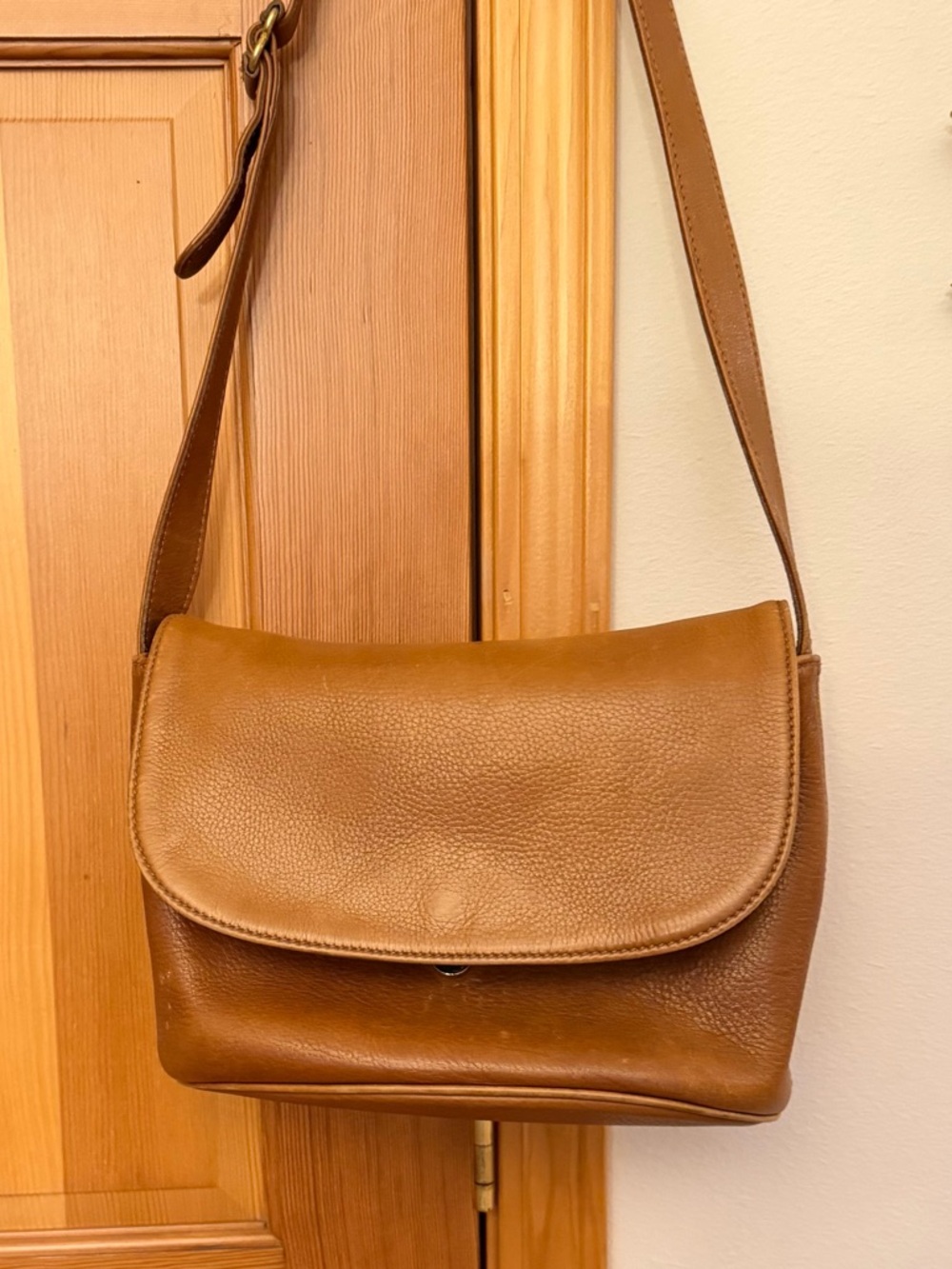 COACH 4903 Sonoma VINTAGE '70's PEBBLED LEATHER FLAP MESSENGER CROSSBODY BAG